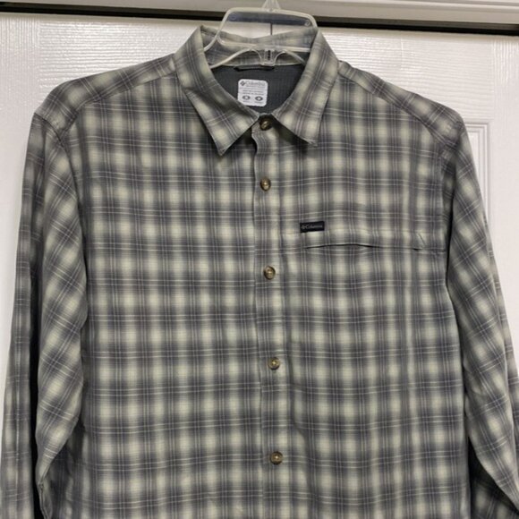 Columbia Omni-Shield Plaid Long Sleeve Shirt M - Picture 8 of 16